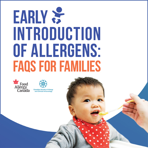 Early introduction of allergens. An FAQ for families.